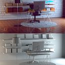 architect office. Un projet de 3D, Architecture , et Architecture d'intérieur de Jhan Bardales - 03.10.2017