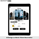 Cinema Ticket Reservation UI  . % josem_tvillalba tarafından hazırlanan Grafik Tasarım, Web Tasarımı, Ve UX / UI projesi - 09.22.2017