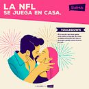 La NFL se juega en casa . % Daniel Diosdado tarafından hazırlanan Tasarım, Geleneksel illüstras, on, Ve Reklamcılık projesi - 09.25.2017