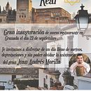 cartel inauguración restaurante . % Maria Magdalena Cara Callejon tarafından hazırlanan Reklamcılık projesi - 06.10.2017