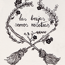 Las Brujas Somos Nosotras (INKtober 2017). Ilustração tradicional projeto de Ana Hurtado Collado - 31.10.2017