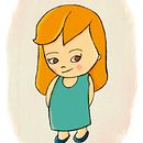 Ginger | Ilustración. Character Design, and Traditional illustration project by Diana Santoni - 10.13.2017