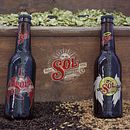 Packaging cerveza SOL. Publicidade, Direção de arte, Br, ing e Identidade, e Packaging projeto de Jorge López - 16.10.2017