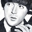 Ilustración: Paul McCartney. Ilustração tradicional projeto de Jenny Benito Gómez - 10.11.2012