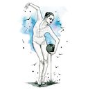 Pinecladas de Rítmica_Diliana Georgieva. Un proyecto de Ilustración tradicional de Montse Martín - 17.10.2017
