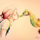 Mujer y naturaleza. Un progetto di Belle arti e Illustrazione tradizionale di Ame Soler - 19.10.2017