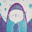 Ilustración de Suite Bergamasque: Clair De Lune, No. 3. Een project van Traditionele illustratie van Almudena Luque - 20.10.2017