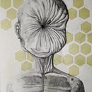 El hombre que fue a sorber pero fue absorbido. . Projekt z dziedziny  Sztuki piękne, Trad, c i jna ilustracja użytkownika Alberto Martinez Romero - 22.10.2017