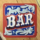 Bar Lettering. Projekt z dziedziny  Kaligrafia, T, pografia, T i pografia użytkownika Luis Rojas Villarroel - 24.10.2017