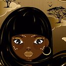 ÁFRICA. Un proyecto de Diseño, Diseño gráfico, Ilustración tradicional e Ilustración vectorial de Irene Ibáñez Gumiel - 24.10.2017