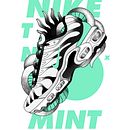 NIKE TN x Mint. Graphic Design, Traditional illustration, and Vector Illustration project by Elena Fernández Vega - 10.26.2017