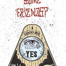 Ouija play. Vector Illustration project by Daniel Merino - 10.26.2017