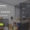 Landing page para Ascent. Un progetto di Web development e Web design di Maylin Sanabria - 28.10.2017