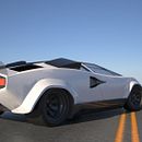 Lamborghini Countach "SpeedHunter" (Render). 3D, Design, Automotive Design, Product Design & Industrial Design project by Diego Armas - 10.30.2017