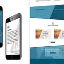 Branding y site corporativo para bufete de abogados. Un projet de Br, ing et identité, Développement web, Direction artistique, Webdesign , et UX / UI de Ismael Saz - 01.03.2017