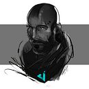 Samec. Design de personagens e Ilustração tradicional projeto de Jonathan Palacios - 06.08.2017