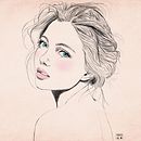 Retrato. Un projet de Illustration traditionnelle de CRISTINA BRUALLA - 01.09.2017