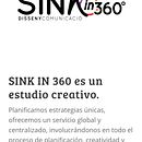 Página web de nuestro nuevo estudio. Desenvolvimento Web, Design, Design gráfico, Web Design, e Marketing projeto de SINK IN 360 STUDIO SL - 12.07.2017