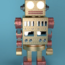 Robot. 3D, Design, To, and Design project by Raquel - 11.07.2017