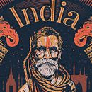 INDIA. Un proyecto de Ilustración tradicional e Ilustración vectorial de Matias Harina - 08.11.2017