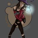 Portrait witch. Comic, Design de personagens e Ilustração tradicional projeto de Anabel Príncipe - 08.11.2017