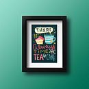 Ilustración Tea&Cake. Een project van Vectorillustratie van Elena López - 08.11.2016