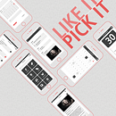 Pick It App. Graphic Design project by Liliana Serguera Pérez - 11.08.2017