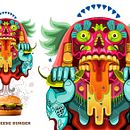 Burger King cartel  Ein Projekt aus dem Bereich Grafikdesign, Traditionelle Illustration, Marketing und Werbung von Carmen Frutos Mayo - 08.11.2017