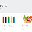Spanish lessons - Proyecto en ReactJS . Pengembangan Web, Dan Pendidikan proyek oleh Elsi Caldeira - 09.14.2017