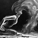 Ilustración temática "pasión". Arte urbana, Artes plásticas, Ilustração tradicional, e Retoque fotográfico projeto de M Toya - 20.05.2017