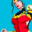 Armour Wonder Woman Ein Projekt aus dem Bereich Vektorillustration von Jenn Scarlett - 11.11.2017
