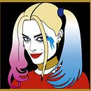 Harley Quinn. Ilustração vetorial projeto de Christian Moreno Sáenz - 12.11.2017