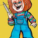 CHUCKY. Projekt z dziedziny  Malarstwo użytkownika Paola Cubillos - 14.11.2017