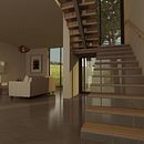 Detalle escalera. Projekt z dziedziny 3D,  Architektura i Projektowanie wnętrz użytkownika Dnea studio - 14.11.2017