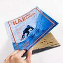 · KAI SURF SCHOOL · MAGAZINE. Un proyecto de Br, ing e Identidad, Diseño editorial y Diseño gráfico de Leire Duque Tobías - 15.11.2017