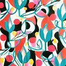 Floral Antipattern . Projekt z dziedziny  Sztuki piękne i Pattern design użytkownika July Macuada - 01.08.2017