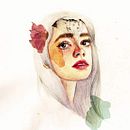 Mi Proyecto del curso: Retrato ilustrado en acuarela. Un progetto di Belle arti di Adriana Salazar - 28.11.2017