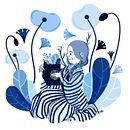 Anna Atkins. Traditional illustration project by Nicole Dominguez - 11.18.2017