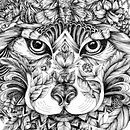Lobo a plumilla. Un proyecto de Ilustración tradicional de María José Rodríguez Delgado - 21.11.2017