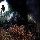 Fotomontaje Alien/Predator. Design projeto de Miguel José Tejero Bohórquez - 21.11.2017
