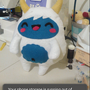 Un YETI Kawaii de peluche que hice siguiendo un tutorial.. Een project van Speelgoedontwerp van Marcela Salazar Lio - 22.11.2017