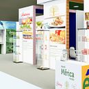 Stand Mérica foods. Un proyecto de 3D, Arquitectura interior y Diseño de interiores de Toni Ortin - 23.11.2017