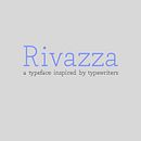 Rivazza Font. Projekt z dziedziny  Kaligrafia, T, pografia, T i pografia użytkownika Elisa Pérez - 27.11.2017