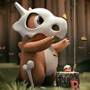 Cubone 3D. Un proyecto de 3D de Rigoberto López Ordóñez - 24.11.2017