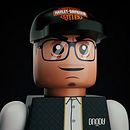Self Portrait - lego style. Un proyecto de 3D de Rigoberto López Ordóñez - 24.11.2017