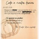 Carta a nuestros desaires. Un proyecto de Cop, writing, Diseño y Tipografía de Víctor H. Blanco - 24.11.2017