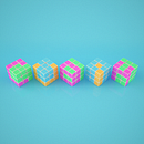 CUBIK: Mi Proyecto del curso Lettering 3D (modelado y texturizado con Cinema 4D). Un proyecto de 3D de Néstor Ortiz - 10.12.2017