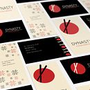 Sistema de identidad y branding para Restaurant Dynasty. Br, ing, Identit, Design, Pattern Design, Editorial Design, Graphic Design, and Naming project by Ale Fisichella - 11.26.2017