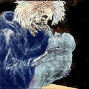 Beso. Ilustração tradicional projeto de Arcimboldo - 07.11.2017