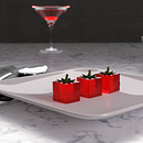 Molecular Strawberry Jelly. Een project van 3D van Hugo Matilde - 19.07.2017
